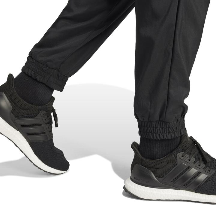 Actual product image adidas Herren Essentials SMALL Logo Stanford Pant Elasticated, Black/White, XL (XL)