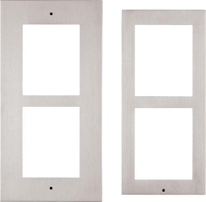 Productafbeelding 2N Frame voor wandmontage - 2 modules - zilver - Telecommunicatie
