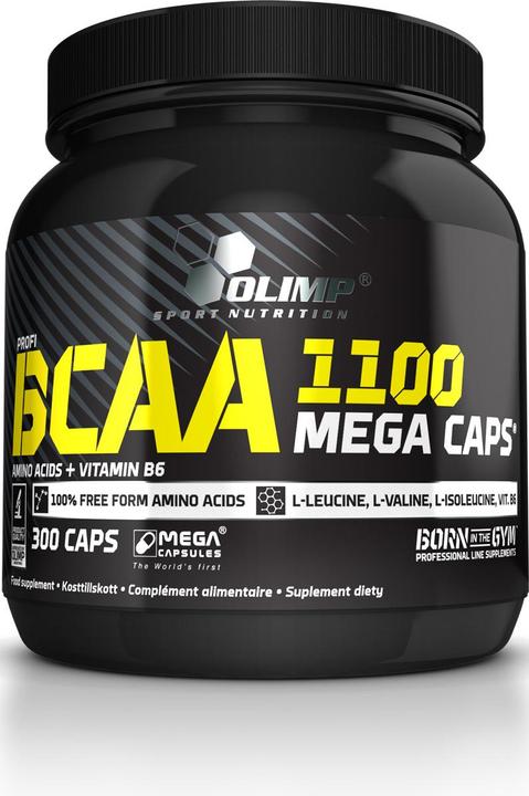 Produktbild Olimp Sport Nutrition Bcaa 1100 Mega Caps (300 Stück, Kapseln, 387 g)