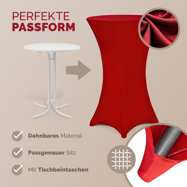 Produktbild Detex 5x Stehischhussen (Ø 80 cm)