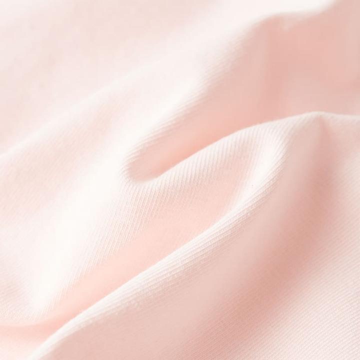Immagine prodotto VidaXL Maglietta da bambino con maniche a balze rosa pallido 128.Materiale (128)