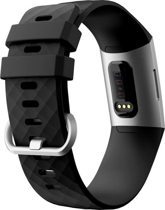 Image du produit Deltalabs Ersatz Sport Armband Silikon Fitbit Charge 4 / 3 - Schwarz (Silicone)