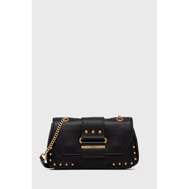 Actual product image Guess Greta, Polyurethane, Textile Crossbody Bag, Black, hwvb81 29210, 16