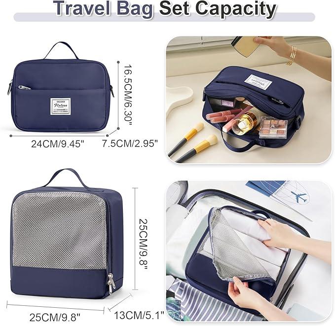 Produktbild Only-Bags.Store 3pcs Reisen mit einem grossen Carry-on Tasche, eine Sport-Tasche, und eine wasserdichte Gepäck