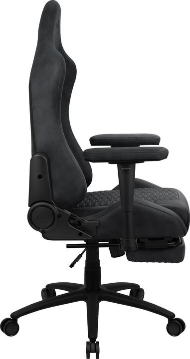 Actual product image AeroCool Royal AeroSuede Universal Gaming Chair Padded Seat Grey