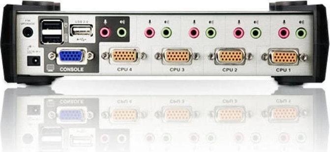Produktbild Aten CS1734B, 4-Port KVM Switch mit 2 Port USB Hub