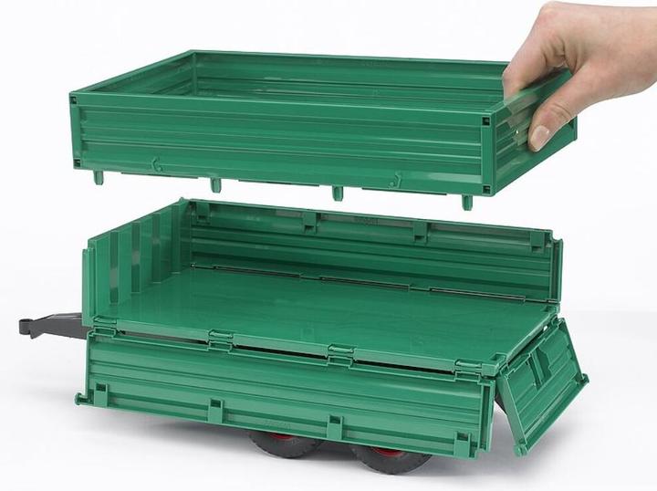 Actual product image Bruder Tandem axle transport trailer