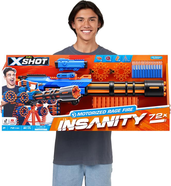 Produktbild Xshot - Insanity Blaster Rage Fire motorisiert