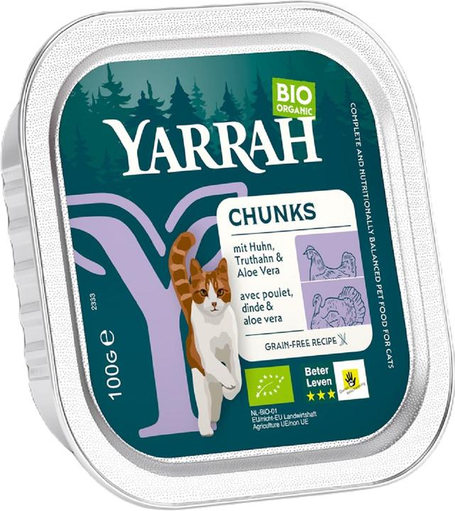 Yarrah BIO wet food chicken & turkey (Senior, Adult, Junior, 1 pcs., 100 g)
