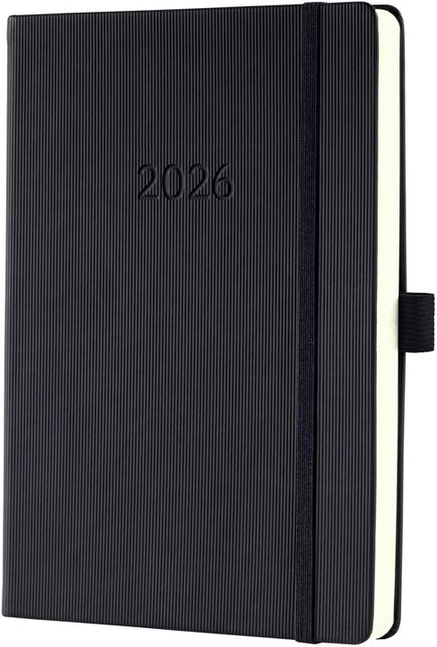 Actual product image Sigel Tageskalender 2026 C2610 1T/1S schwarz 21.3x14.8cm (German, French, Dutch, English)