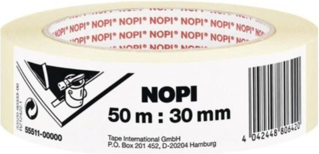 Actual product image NOPI Abdeckband, beige, 25 mm x 5 m, 1 Stück