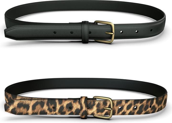 Produktbild Pieces Pcoline 2-Pack Jeans Belt Noos (85)