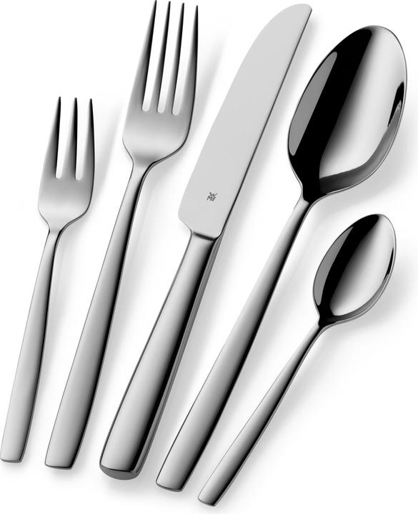 Produktbild WMF Besteck Besteckset 6 Personen Palma 30tlg Monobloc-Messer Edelstahl poliert (30 Stück, Besteck Set)