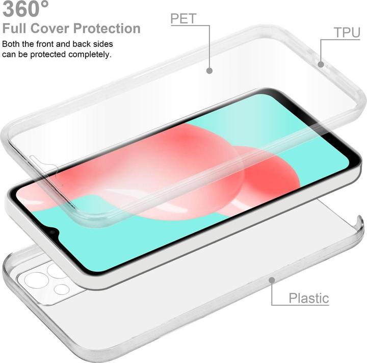 Produktbild Cadorabo TPU 360 Grad Case Cover (Samsung Galaxy A32)