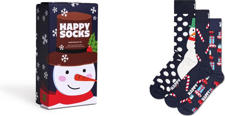 Happy Socks Holiday Navy Socks Gift Set (Einzelpack, 36 - 40)