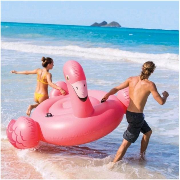 Actual product image Intex Mega Flamingo Island