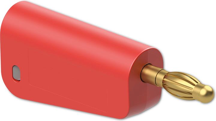 Actual product image Stäubli LM-4A-39 Blade connector Plug Pin-Ø: 4 mm Red 1 pc.
