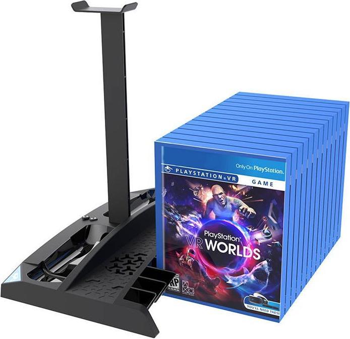 Image du produit iPega PG-P4009 Support multifonctionnel pour PS4 et accessoires (noir) (PS4, PS4 Pro)