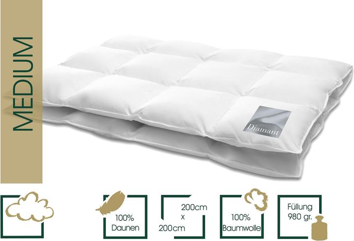 Actual product image Hanskruchen Diamant (980 g, 200 x 200 cm)
