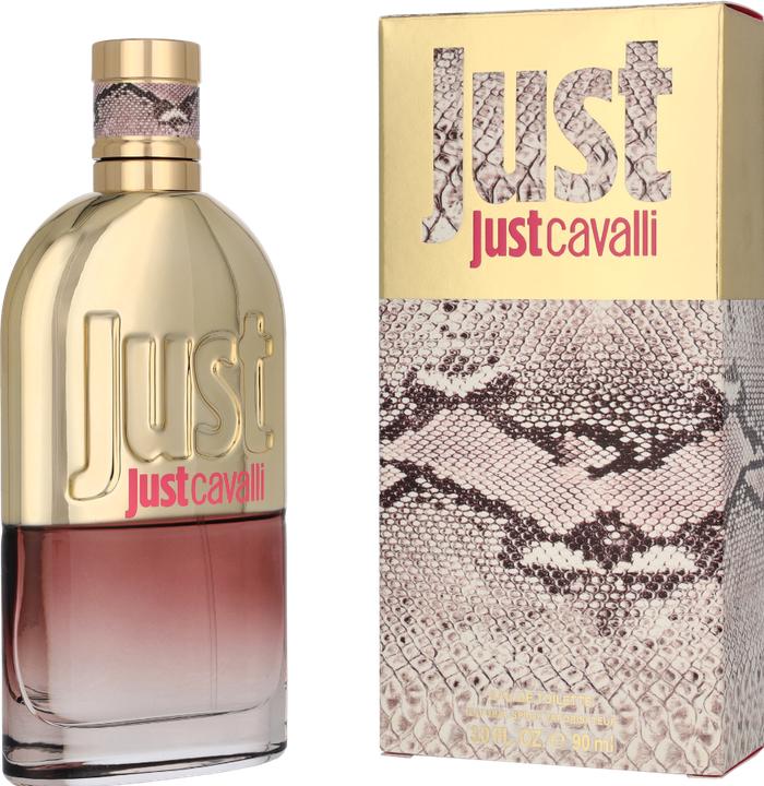Actual product image Just Cavalli Ladies Eau De Toilette Spray 3.0 Oz (Eau de toilette, 90 ml)