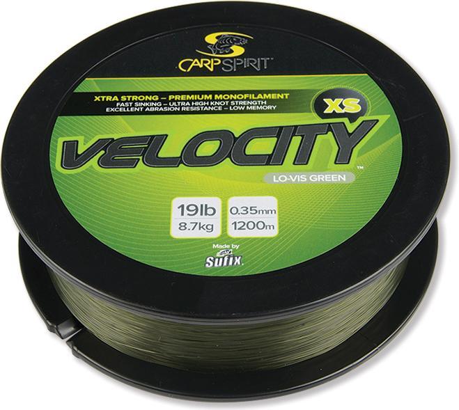 Actual product image Carp Spirit Velocity Green 1200 m (0.30 mm)