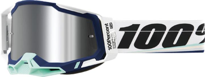 Actual product image 100% Racecraft 2 Goggle Arsham - Mirror Silver (Arsham Red, Silver)