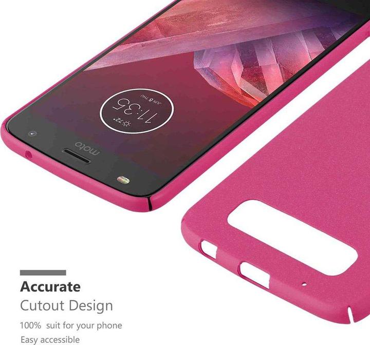 Image du produit Cadorabo Couverture rigide Frosty Cover (Motorola Moto Z2 Play, Motorola Moto Z2 Force)