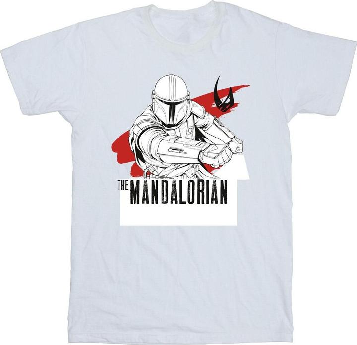 Star Wars The Mandalorian Mando Shoots TShirt (L)