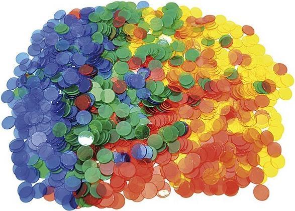 Image du produit Eduplay Jetons de comptage Transparent 1000