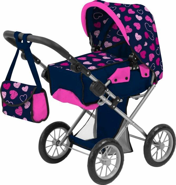 Actual product image Amia AM Doll's pram "Heart", with bag