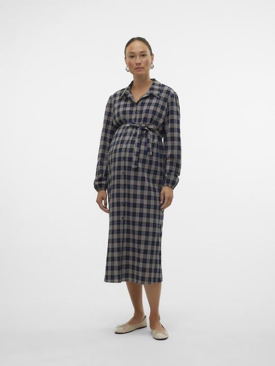 Actual product image Mamalicious MLOLIVE Umstandskleid Hemdblusenkleid (L)