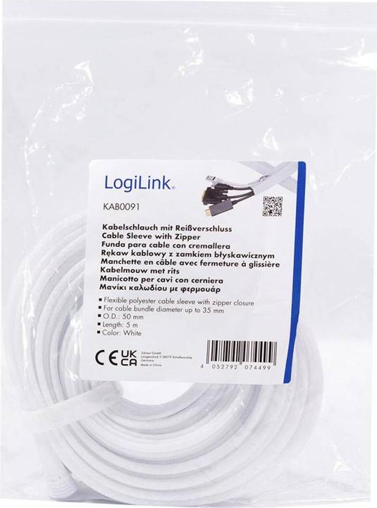 Produktbild LogiLink Kabelschlauch (Kabelschlauch, 500 cm)