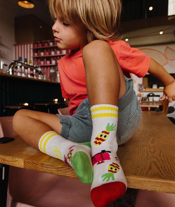 Image du produit Hello Hossy Chaussettes Cool Trip - Camel / Beige / Vert (24 - 26)