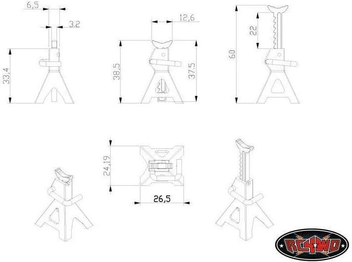 Immagine prodotto Rc4Wd Supporto di supporto 3T