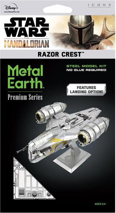 Actual product image Metal Earth Iconx Star Wars Mandalorian - Razor Crest