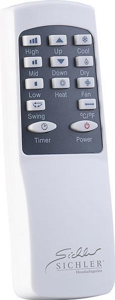 Immagine prodotto Sichler Condizionatore d'aria mobile con funzione di riscaldamento, 12.000 BTU/h, 3.500 Watt (55 m², 11942.50 BTU/h)