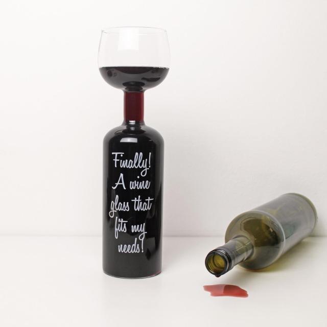 Actual product image Winkee Wine bottle glass (75 cl, 1 Glasses, Red wine glasses)