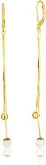 JVD - Long gold-plated dangle earrings SVLE1913XE9GO00