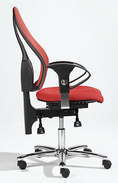 Actual product image Topstar Operator swivel chair, permanent contact mechanism and Orthositz® orthopaedic seat