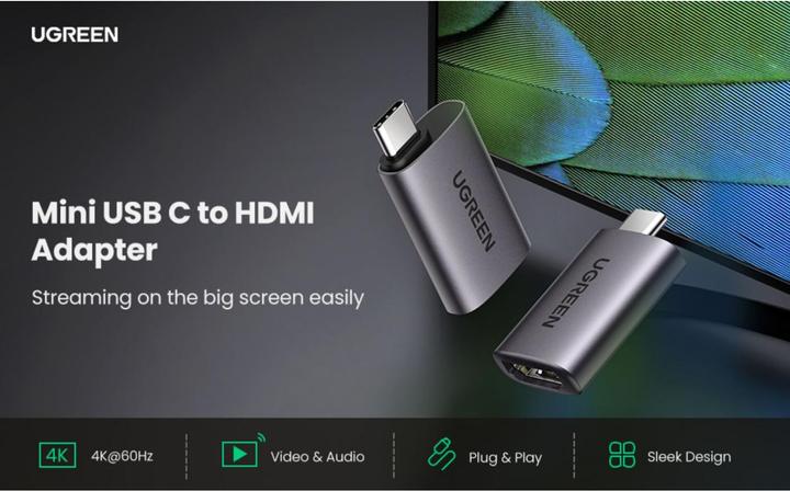 Produktbild Ugreen USB-C zu HDMI Buchse Adapter (USB Typ-C, 3.97 cm)