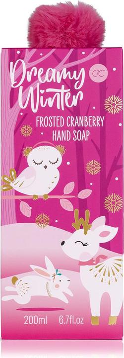 Accentra Handseife DREAMY WINTER in Pumpspender inkl. Geschenkbox, 200ml, Duft: Frosted Cranberry, Farbe: lil (Flüssigseife, 200 ml)