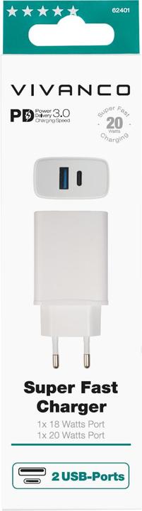 Actual product image Vivanco Super Fast White Indoor (20 W)