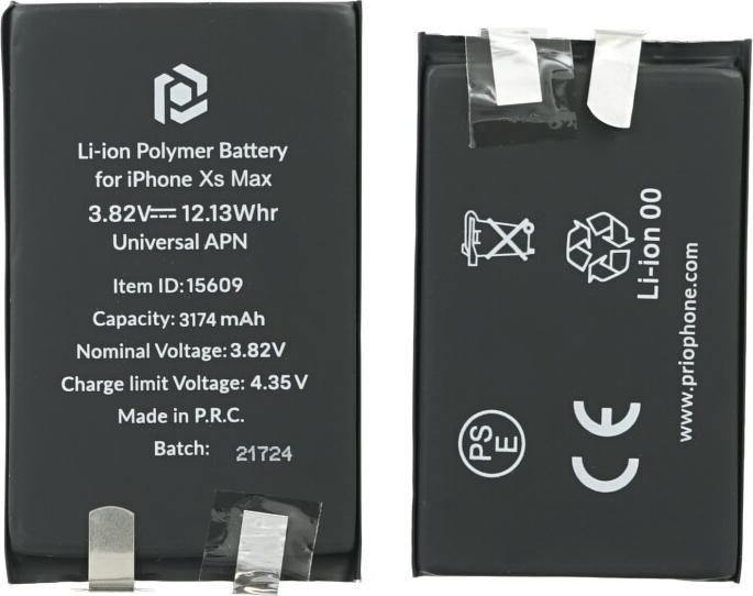 Immagine prodotto prio Batteria per iPhone Xs Max (senza cavo flessibile)