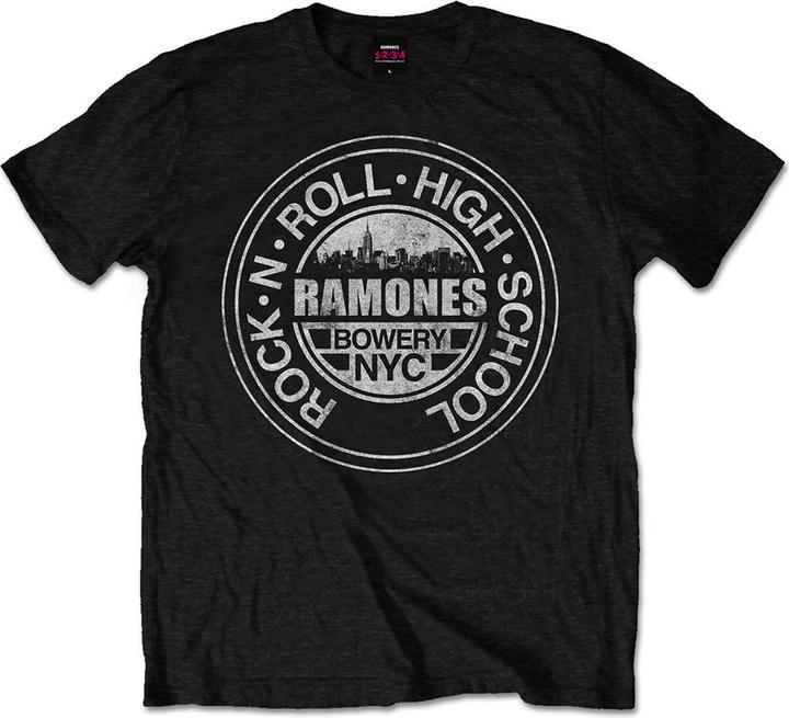 Actual product image Ramones Rock 'n Roll High School, Bowery, NYC (M)