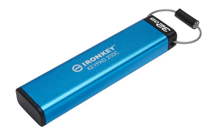 Productafbeelding Kingston Stick IronKey Keypad 200C 32GB veilig (32 GB, USB-C)
