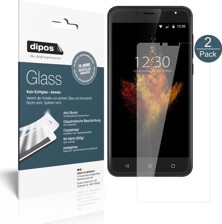 Actual product image Dipos Screen Protector Anti-Shock (2 Piece, Wieppo S6)