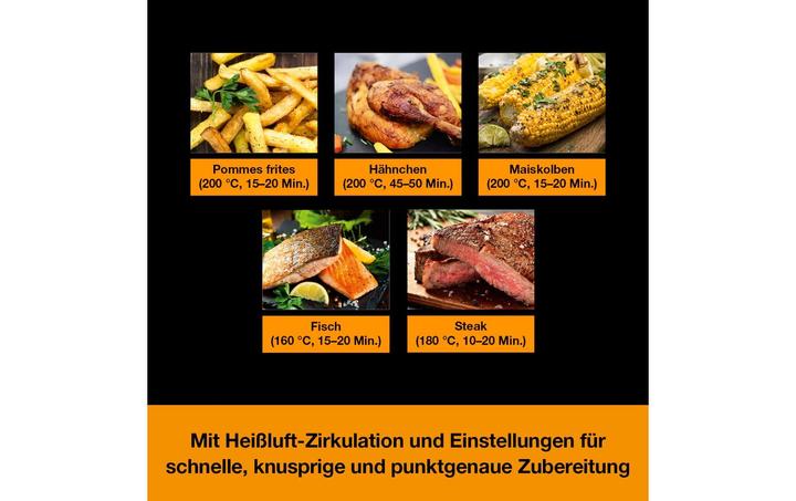 Produktbild Kochwerk Heissluft-Fritteuse 5 l, Detailfarbe: Schwarz