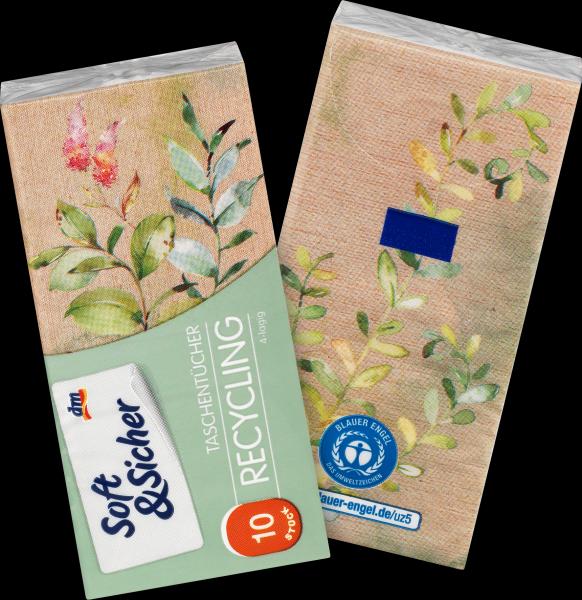 Immagine prodotto dm Soft&Sicher Fazzoletti da riciclare (10 pezzi)