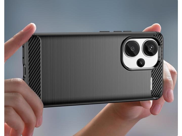 Immagine prodotto Screenguard Custodia morbida in carbonio spazzolato (Xiaomi Redmi Note 13 Pro+)