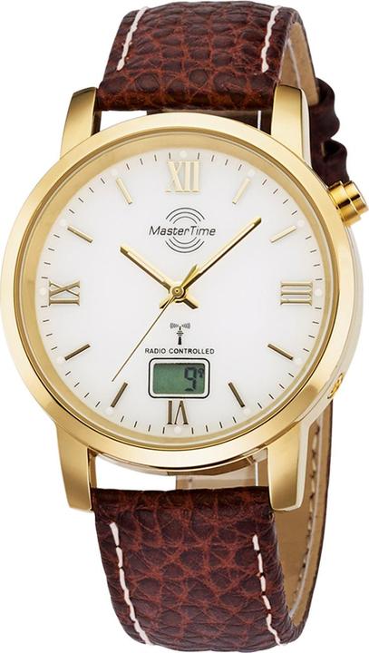 Actual product image Conrad Components Master Time radio controlled men watch (Analogue wristwatch, Digital watch, 41 mm)
